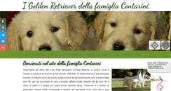 Desktop Screenshot of canigoldenretriever.it