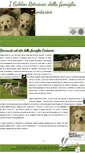 Mobile Screenshot of canigoldenretriever.it